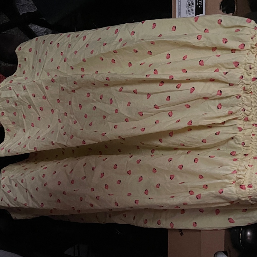 2/$50 Free People Yellow Floral Midi Dress - Picture 7 of 7